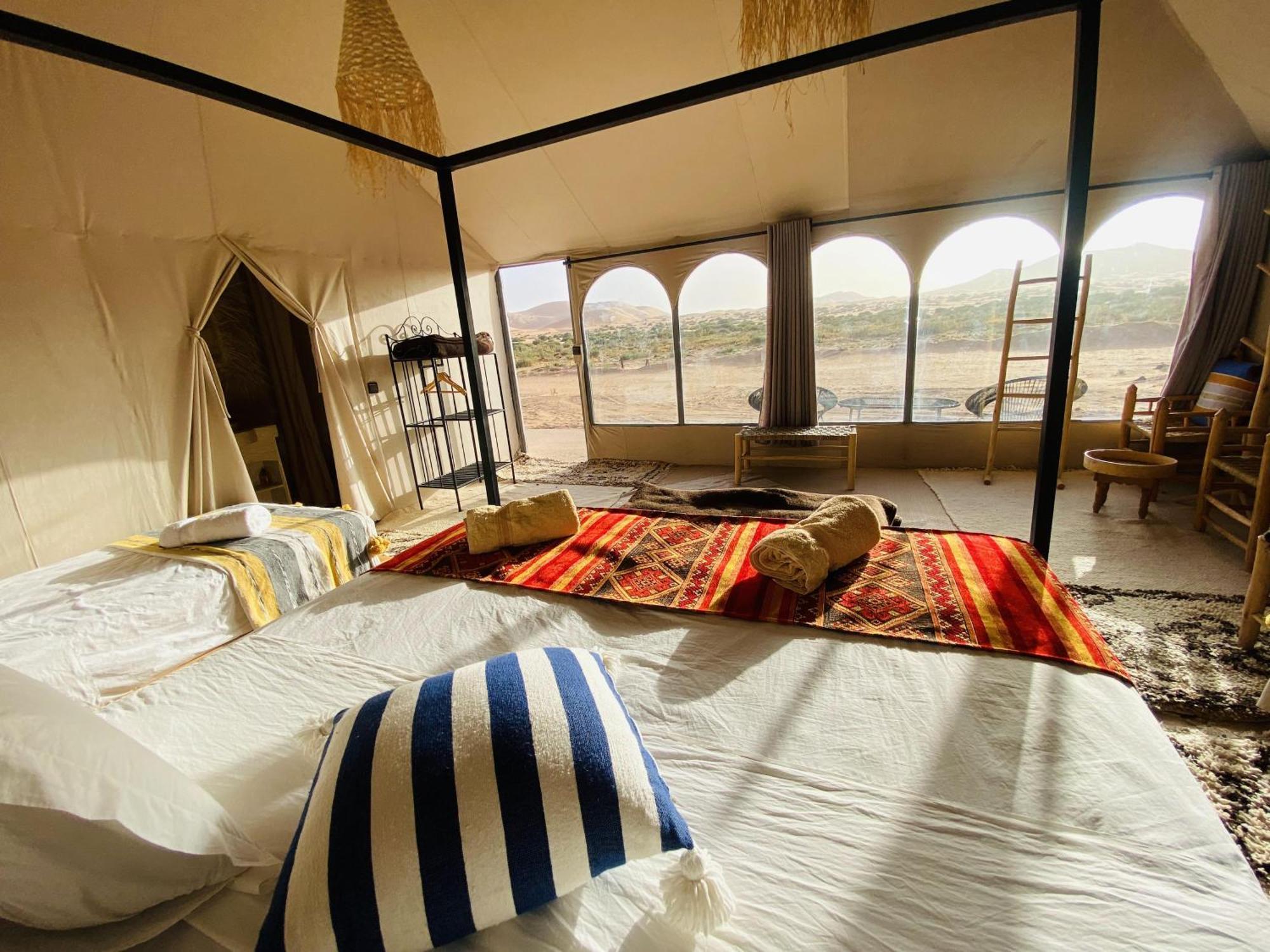 Amskou Luxury Desert Camp Мерзуга Экстерьер фото